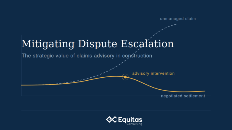 Mitigating Dispute Escalation: The Strategic Value of Claims Advisory in Construction