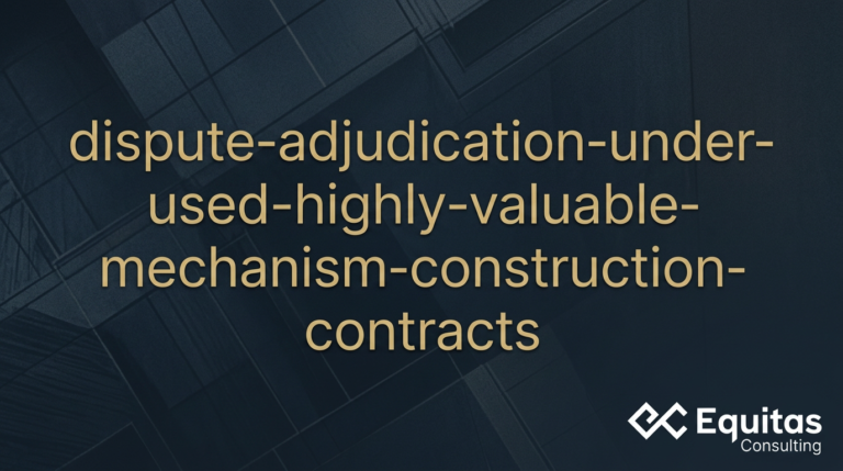 Optimising Project Outcomes: The Strategic Role of Dispute Adjudication Boards in International Construction